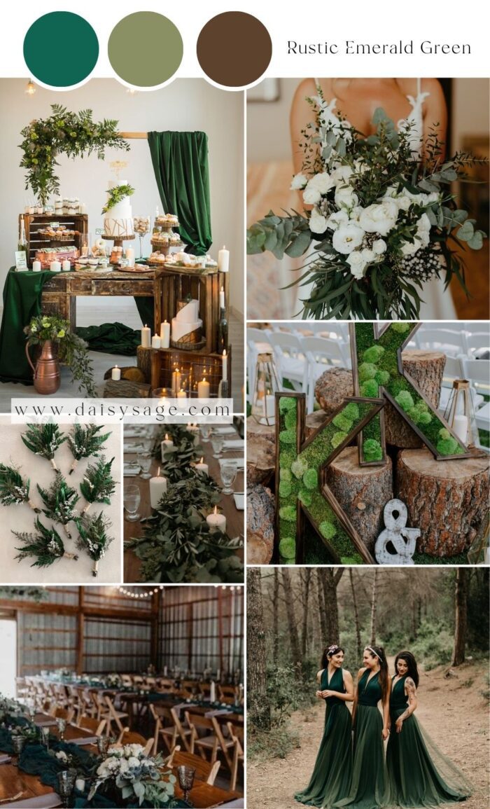 15 Best Emerald Green Wedding Color Schemes for 2024 - Daisy Sage