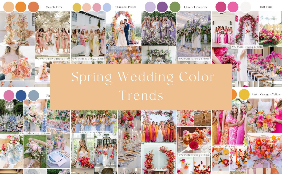 Spring Wedding Color Trends