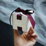 Burgundy Candy Boxes for Wedding Baby Shower DSFAVPH01