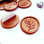 Copper Foliage Self Adhesive Wax Seal Sticker 2 DSWAXXZ03