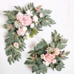 blush Artificial Flower Arrangement for Wedding Sign & Arch Backdrop