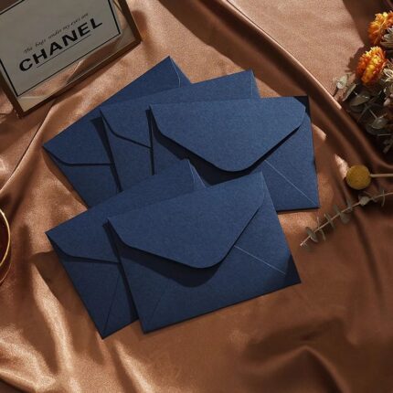 250gsm Classic Blue Matte A7 Euro Flap Envelopes3