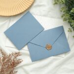 250gsm Dusty Blue Matte A7 Euro Flap Envelopes3