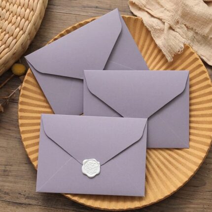 250gsm Lavender Matte A7 Euro Flap Envelopes