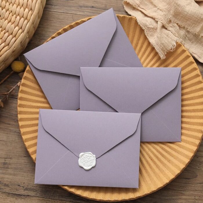 250gsm Lavender Matte A7 Euro Flap Envelopes