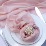 Blush Polyester Cotton Crinkle Fabric Napkins DSNA04