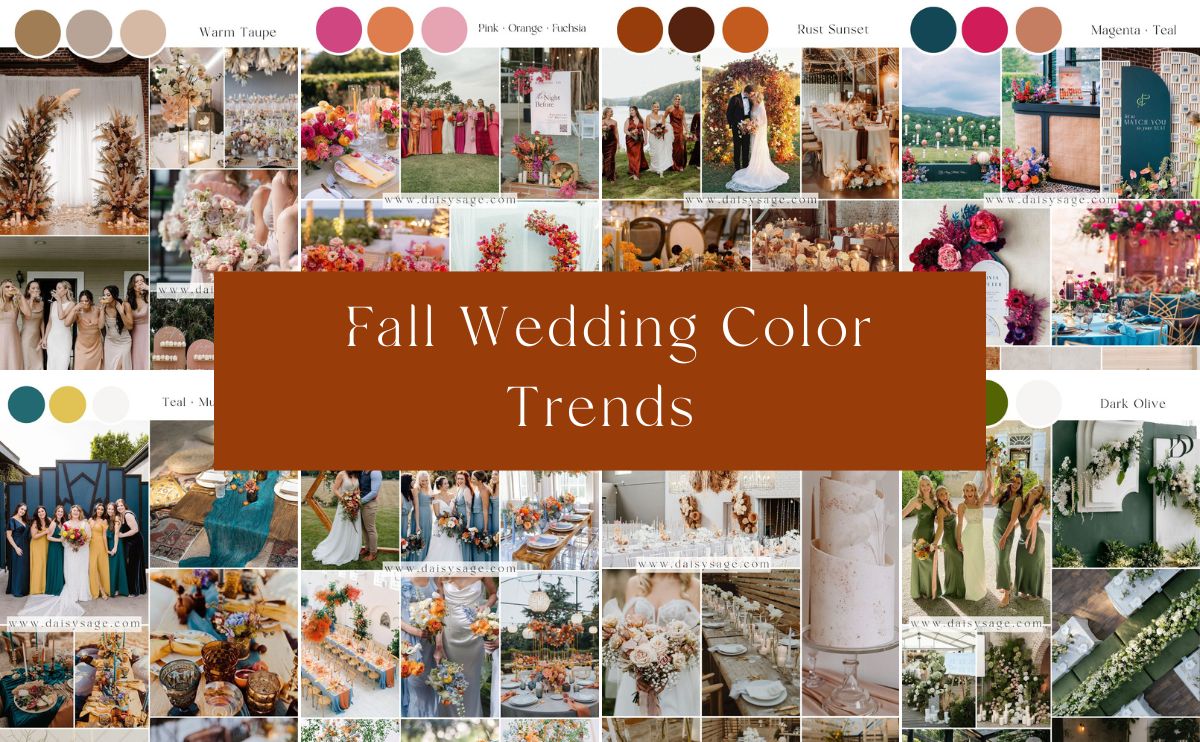 Fall Wedding Color Trends